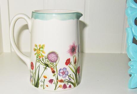 Džbán lúčne kvety - porcelán, značka Burleigh - Obrázok č. 1