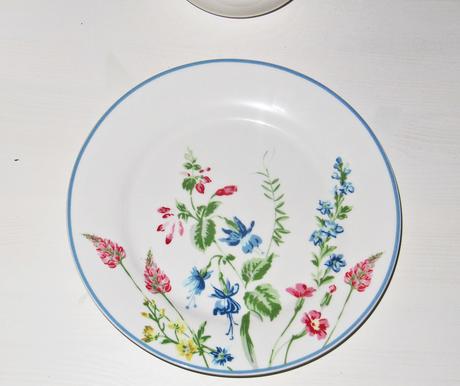 Green Gate tanier lúčne kvety, porcelán - Obrázok č. 1