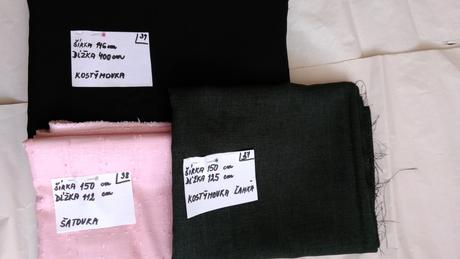 látky čierna a zelená - Obrázok č. 1