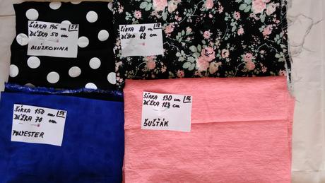 látka modrá na blúzku - Obrázok č. 1