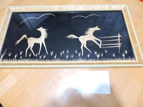 obraz 2 drevené koníky - Obrázok č. 1