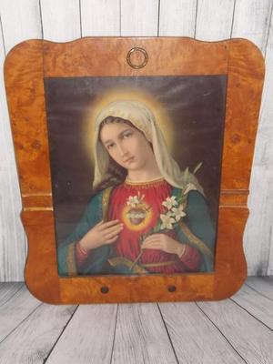Starý obraz - Panna Mária - Obrázok č. 1