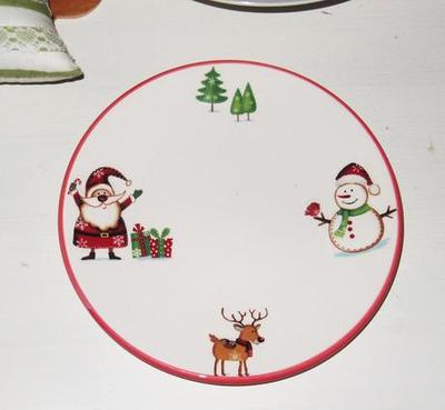 Vianočný tanier sobík - Obrázok č. 1