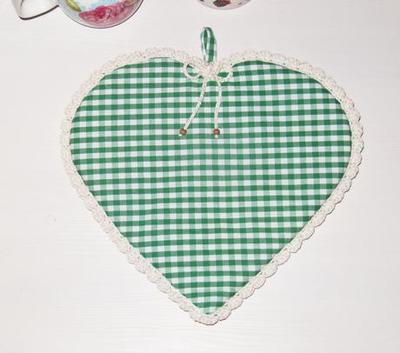 Srdce pod pohár, šálku - 26 cm x 27 cm - Obrázok č. 1