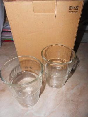 6  sklenených pohárov nepoužívané - Obrázok č. 1