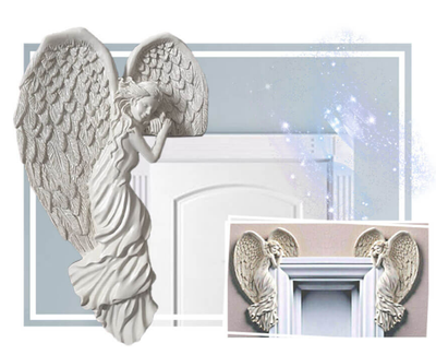 Vintage Anjel strážny vášho domu - Obrázok č. 1