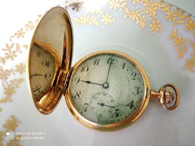 zlaté vreckové hodinky 14k - Obrázok č. 1