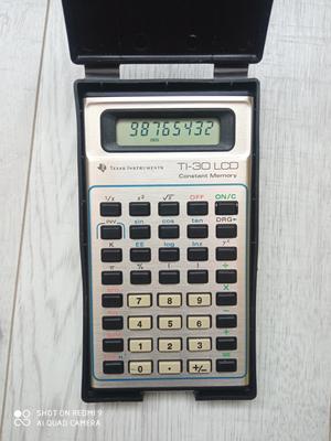 kalkulačka Texas Instruments TI-30 LCD Constant Memory Vintage - Obrázok č. 1