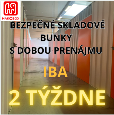 Lacná skladová bunka 2,3m² Košice, prenájom už od 2 týždňov - Obrázok č. 1