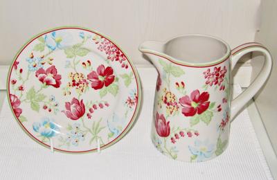 Green Gate džbán a tanier - sada - Obrázok č. 1