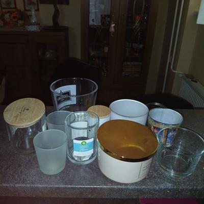 sviečkové poháre na ďalšiu tvorbu 10ks - Obrázok č. 1