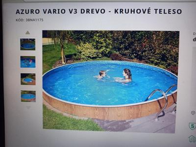Bazén Azuro V3 + príslušenstvo - Obrázok č. 1