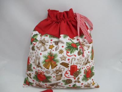Vianočné/Mikulášske vrecko,vianočné motívy - Obrázok č. 1