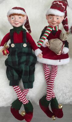 Párik vianočných škriatkov - Obrázok č. 1