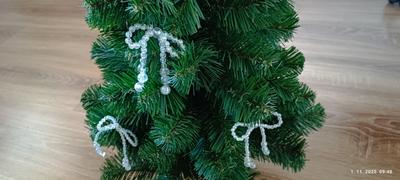 12 ks menších priesvitných mašlí na výzdobu - Obrázok č. 1