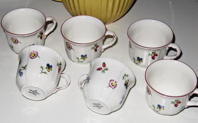 Šálky Villeroy Boch Petite Fleur - sada 6 kusov - Obrázok č. 1