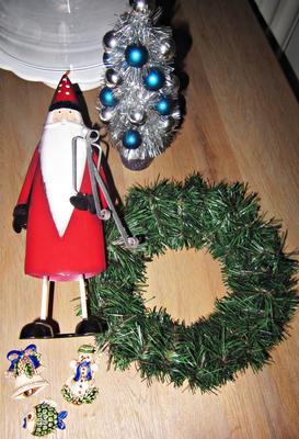 Vianočná dekorácia Dedo Mráz - sada 6 kusov - Obrázok č. 1