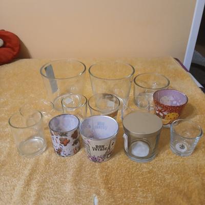 sviečkové poháre na ďalšiu tvorbu 15ks - Obrázok č. 1