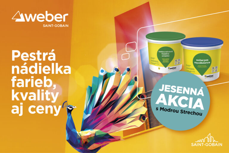 Žrebovanie ukončené: Získajte bezplatný návrh zateplenia, extra zľavu s Modrou Strechou a vyhrajte stavebné rádio v jesennej akcii od Saint-Gobain!
