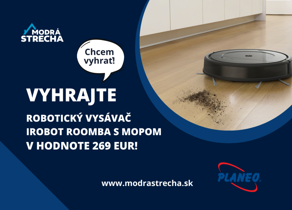 súťaž o robotický vysávač s mopom iRobot Roomba