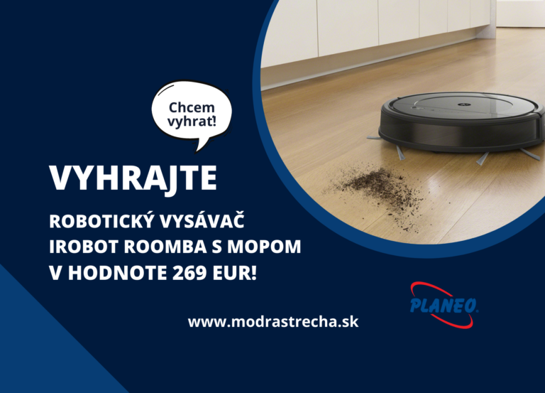 SÚŤAŽ: Vyhraj robotický vysávač s mopom iRobot Roomba v hodnote 269 EUR!