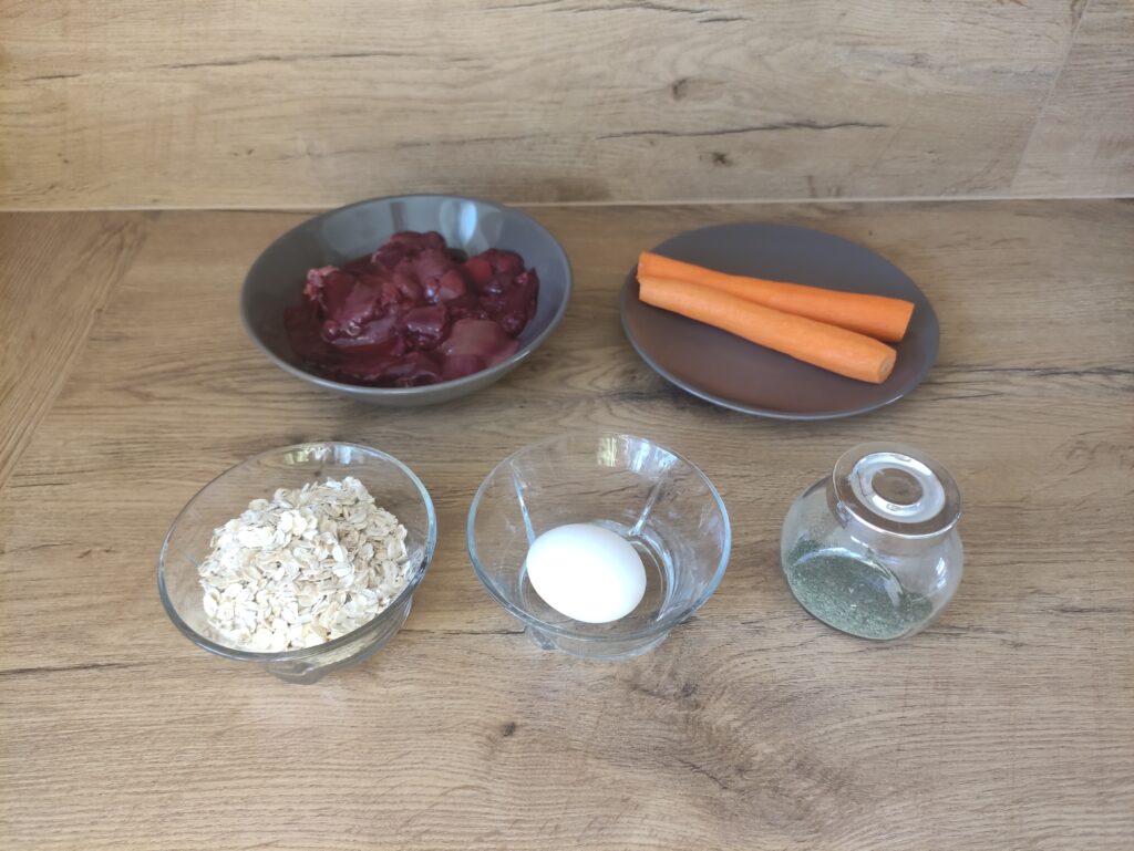 suroviny na domáce pamlsky pre psa 