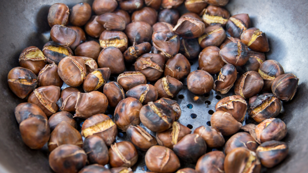 ako pripraviť pečené gaštany