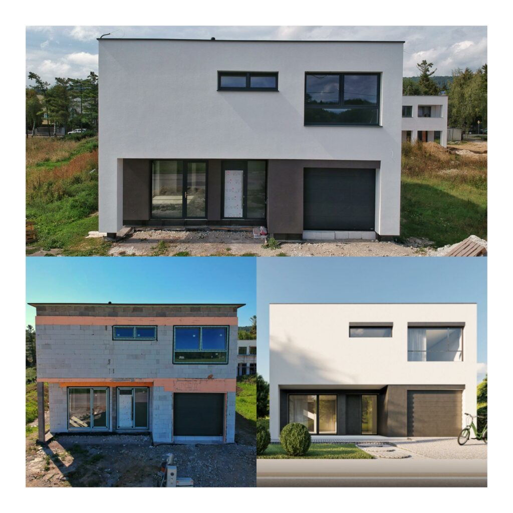 projekt poschodového rodinného domu