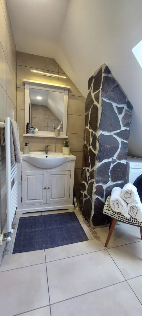 kamenný obklad v kúpeľni 