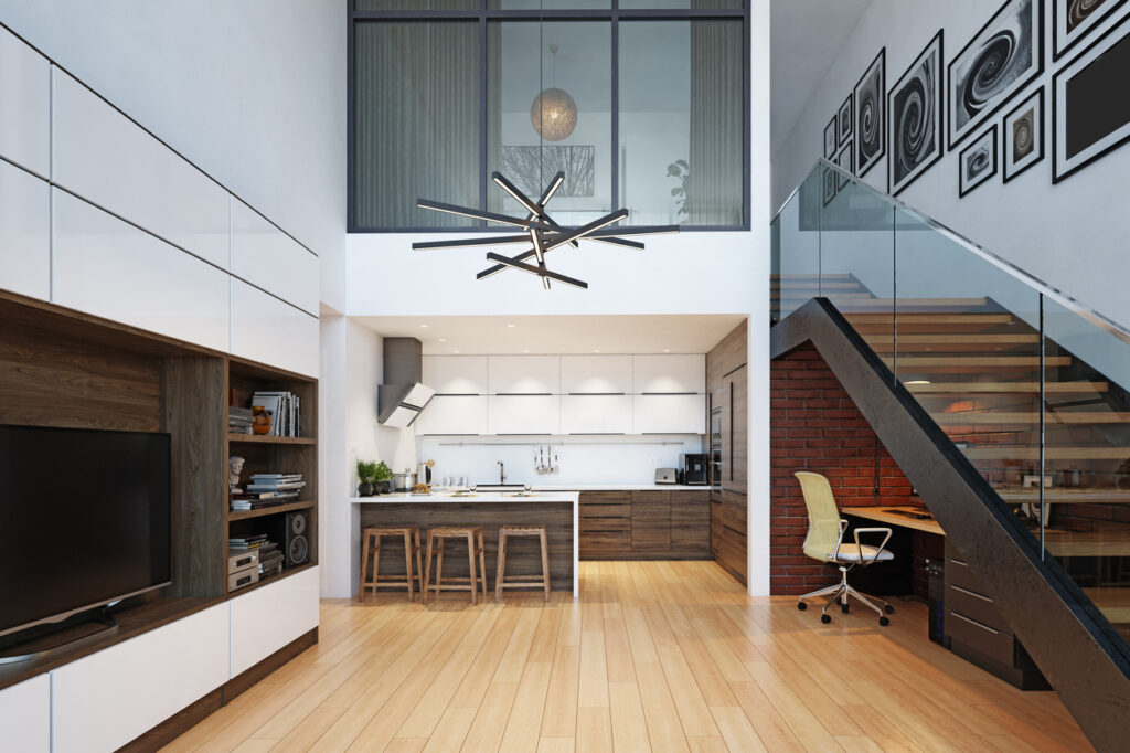 Zábradlie a schody zo skla