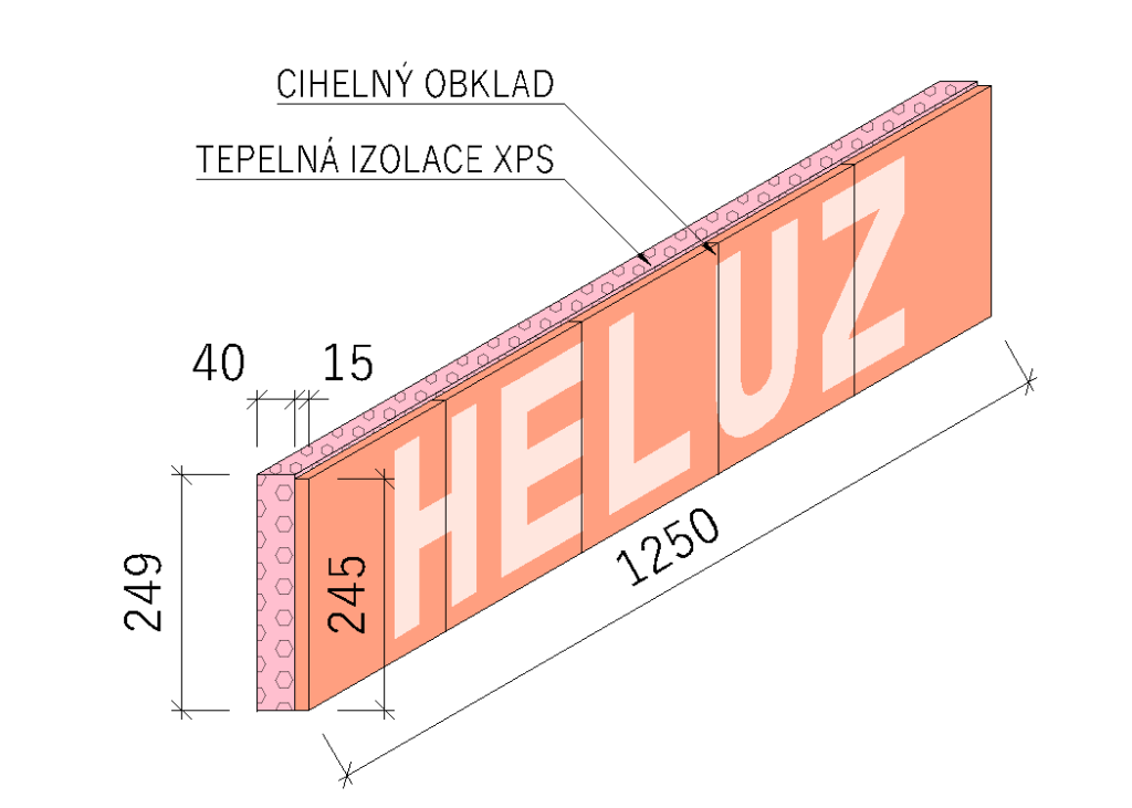 Schéma vencovky HELUZ RAPID