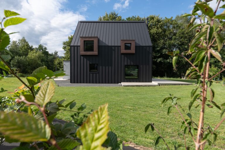 Ako postaviť čierny dom, ktorý sa neprehrieva, opisuje architekt Adam Lokajíček