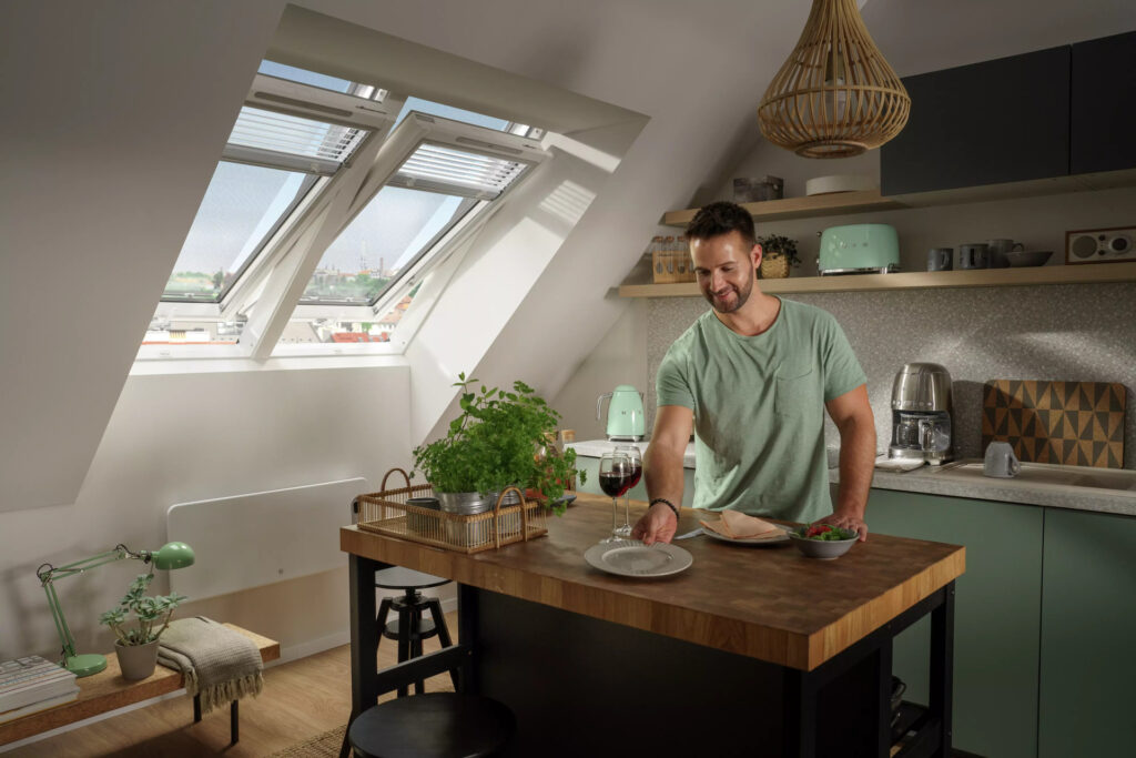 kuchyňa v podkroví